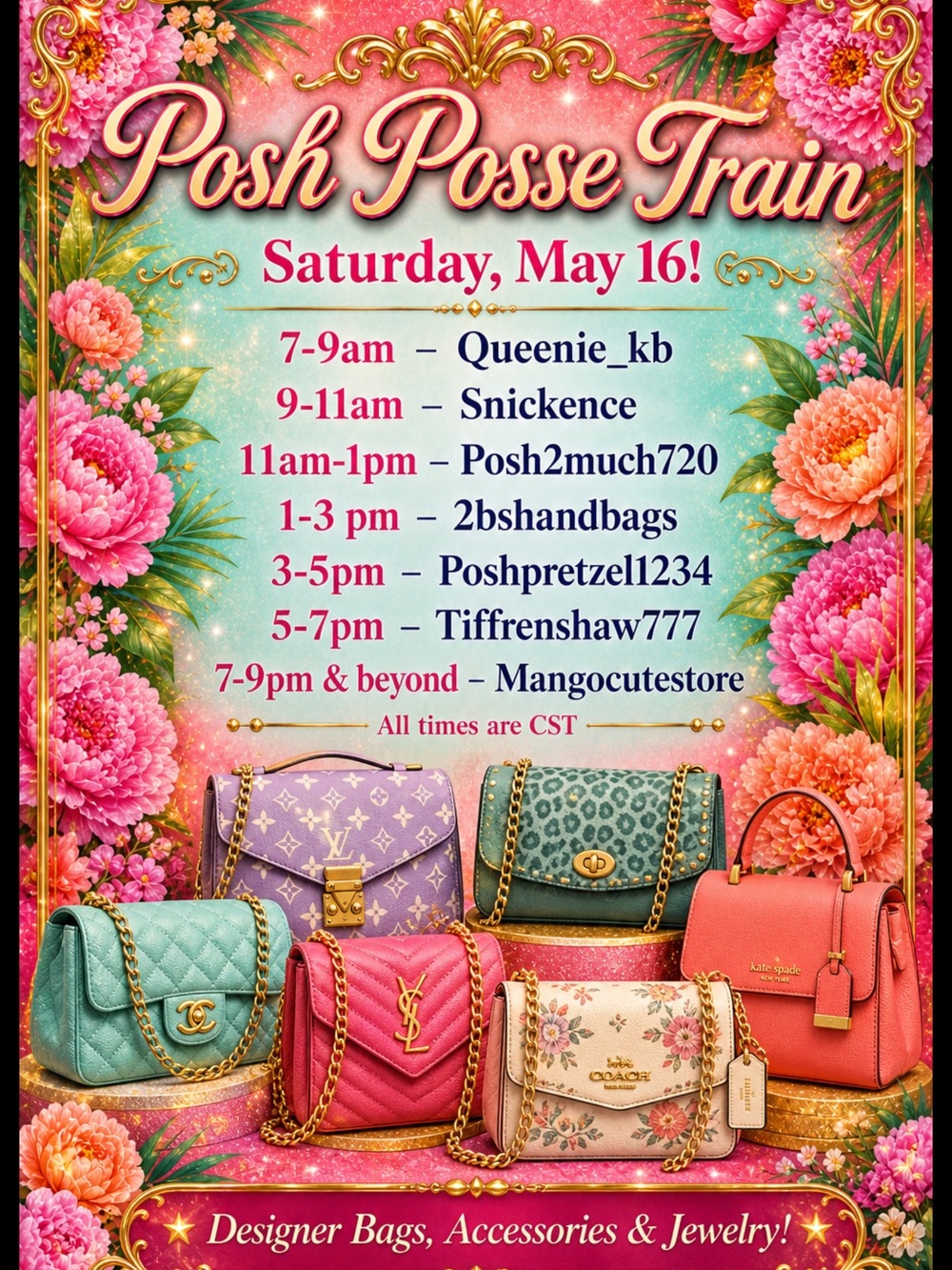 Posh Posse Raid Train! Like n share!